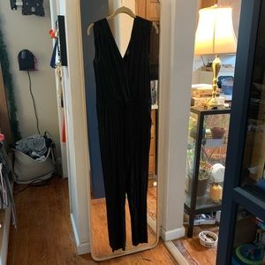 Black Loft Cotton Jumpsuit